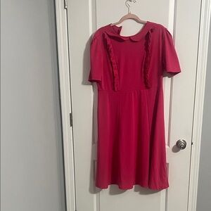 Charming Pink Midi Dress